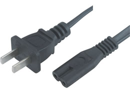 PBB-6 ST2 CCC 6A 2PIN PLUG TO IEC 60320 C7 CONNECTOR