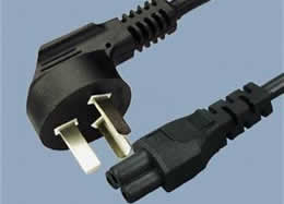PSB-10 ST1 CCC 3PIN PLUG TO IEC 60320 C5 CONNECTOR