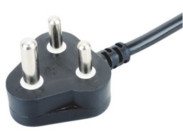 JF-19 South African SABS SANS-164 Non-rewirable 16A Plug Power Supply Cord