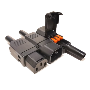 IEC 60320 C13 C14 QUICK WIRE CONNECTOR SOCKET BLOCK SPRING CONNECTORS