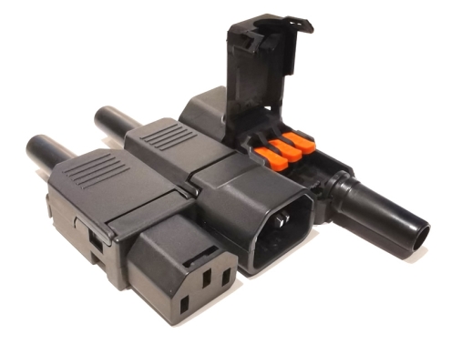 IEC 60320 C13 C14 QUICK WIRE CONNECTOR SOCKET BLOCK SPRING CONNECTORS